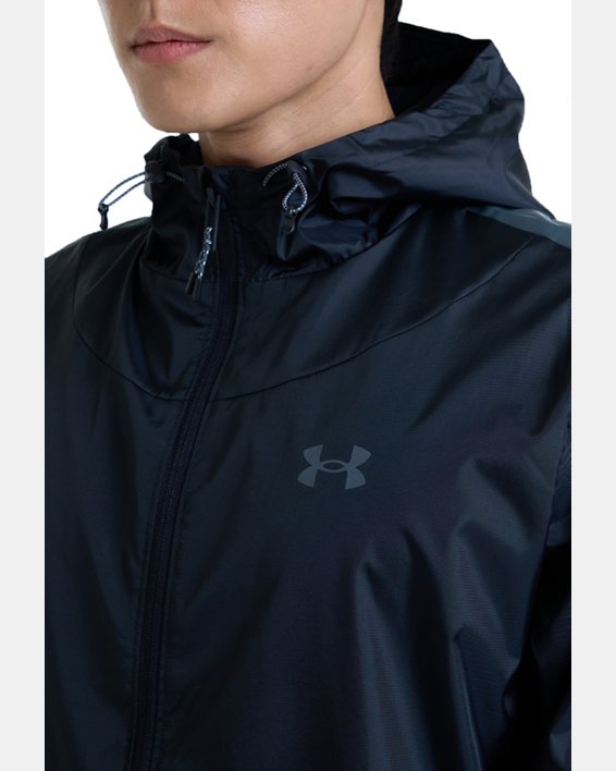 เสื้อแจ็คเก็ต UA Legacy Windbreaker สำหรับผู้ชาย in Black image number 6